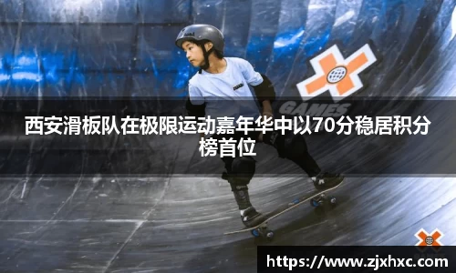 西安滑板队在极限运动嘉年华中以70分稳居积分榜首位